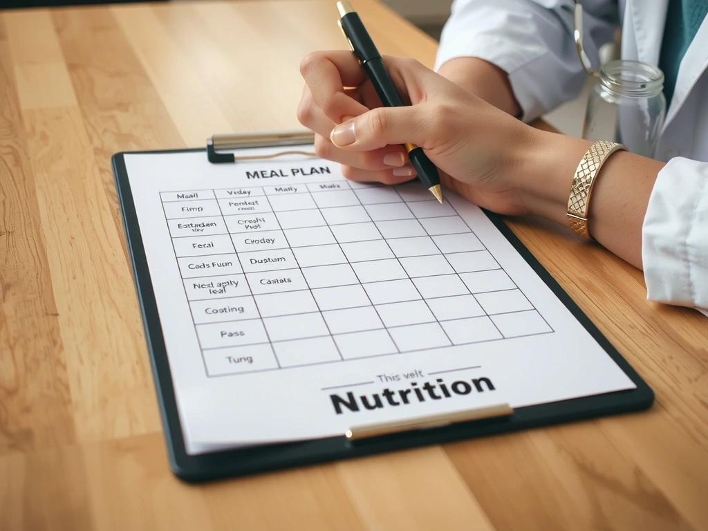 Rédaction du plan nutritionnel